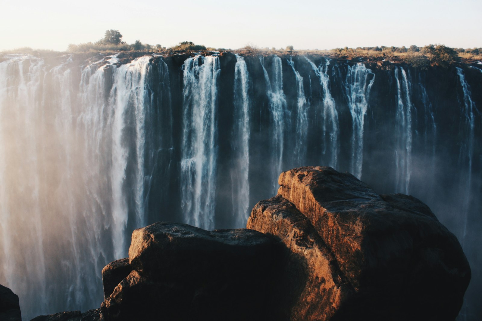 Victoria Falls on the Zambezi River, Zimbabwe